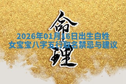 2026年02月19日萧姓女宝宝起名必读：八字喜忌用字详解
