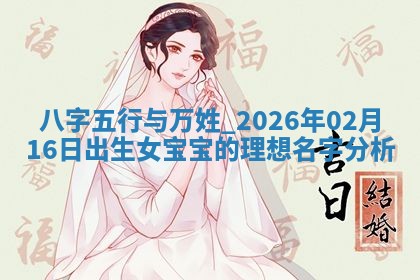 2026年02月19日萧姓女宝宝起名必读：八字喜忌用字详解