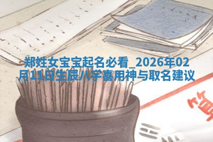 2026年02月19日萧姓女宝宝起名必读：八字喜忌用字详解